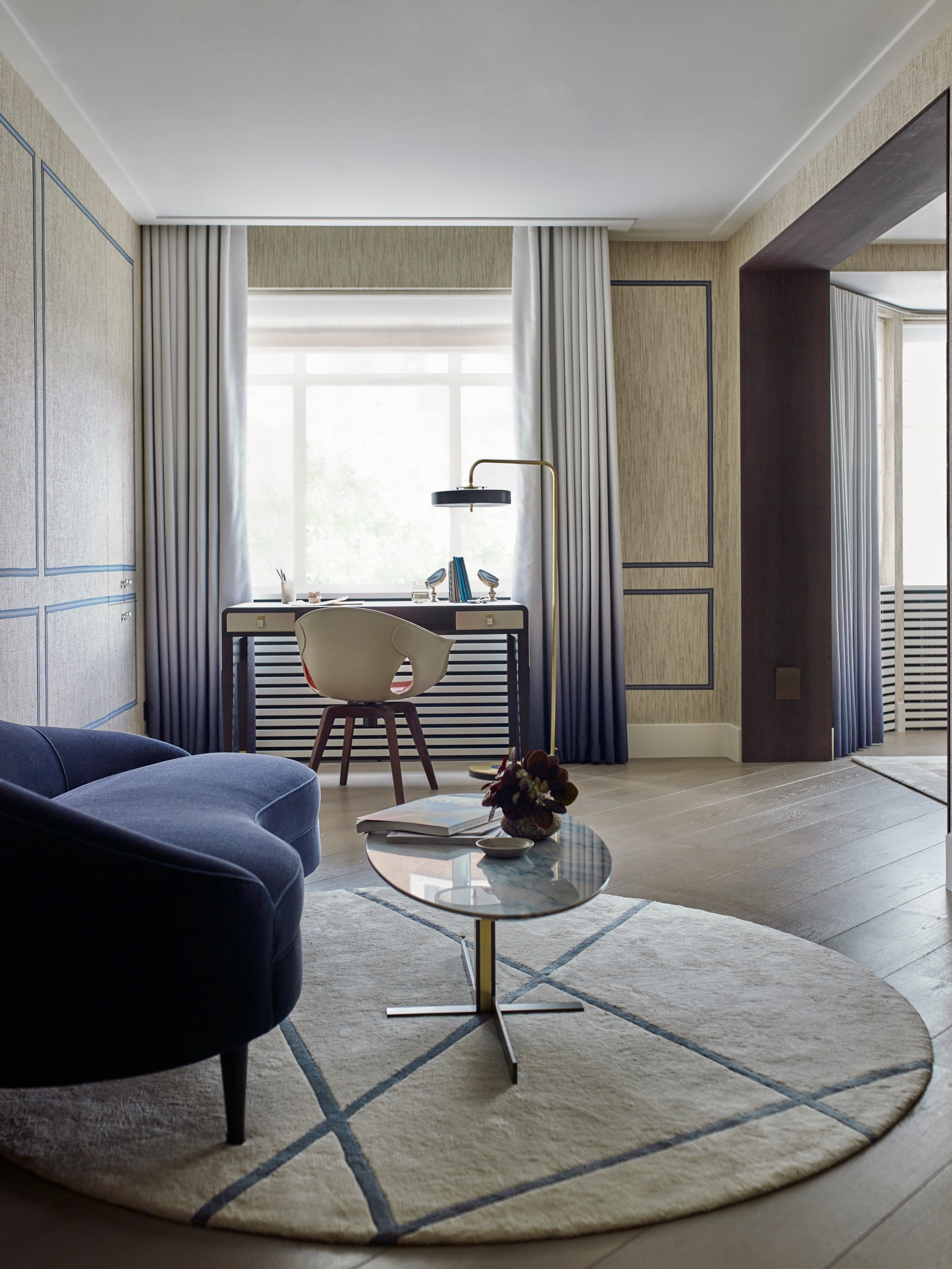 The Mayfair Project by Gunter &amp; Co demonstrates the way a change in the direction of flooring can goad more light into darker spaces (Gunter &amp; Co)