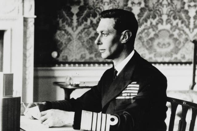 King George VI famously had difficulty with public speaking
