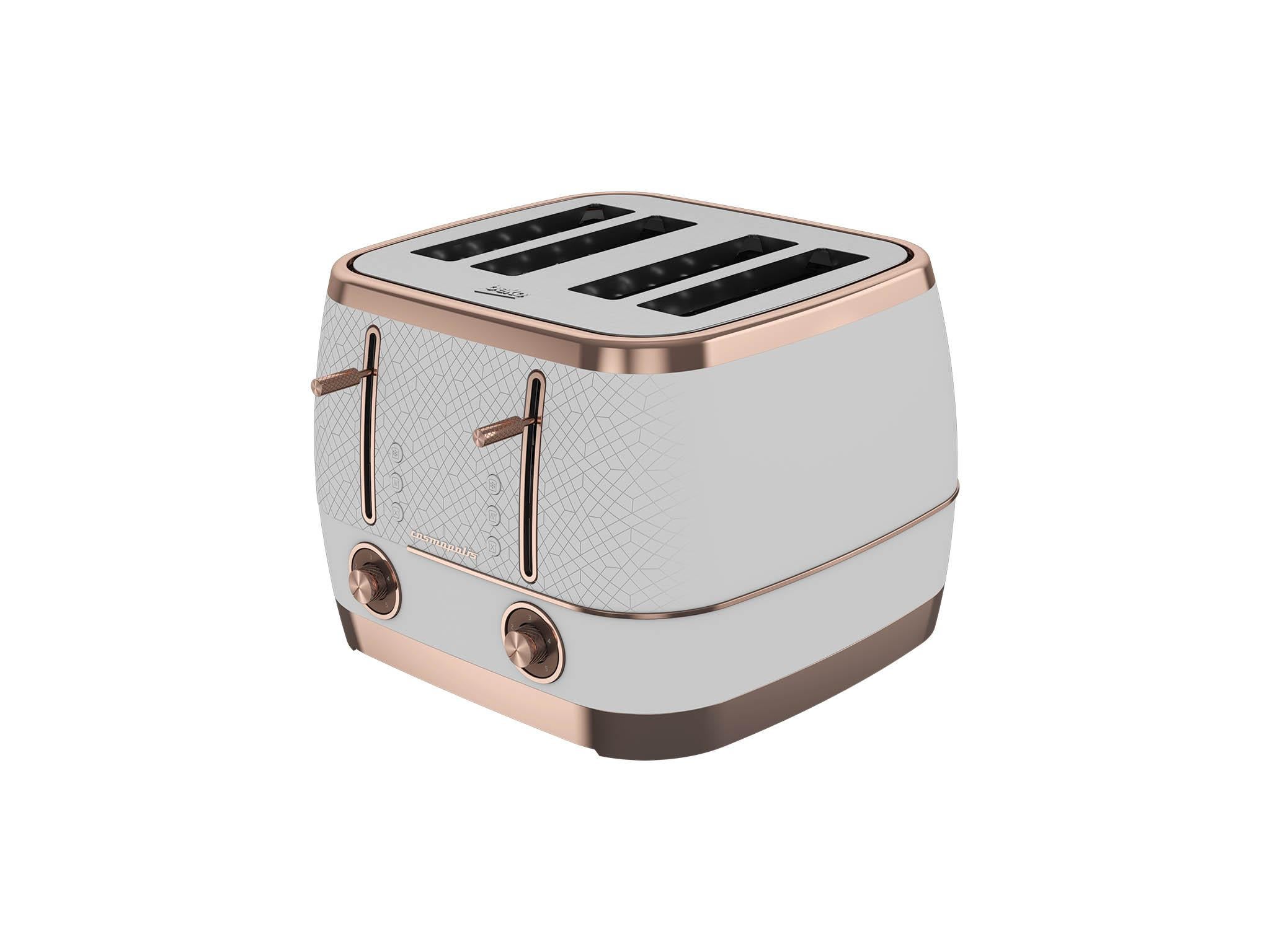 1.5L Kettle with Automatic Switch Off and Removable Filter Black and Copper VonShef Kettle and Toaster Set 2 Slice Toaster with Browning Control and Removable Crumb Tray