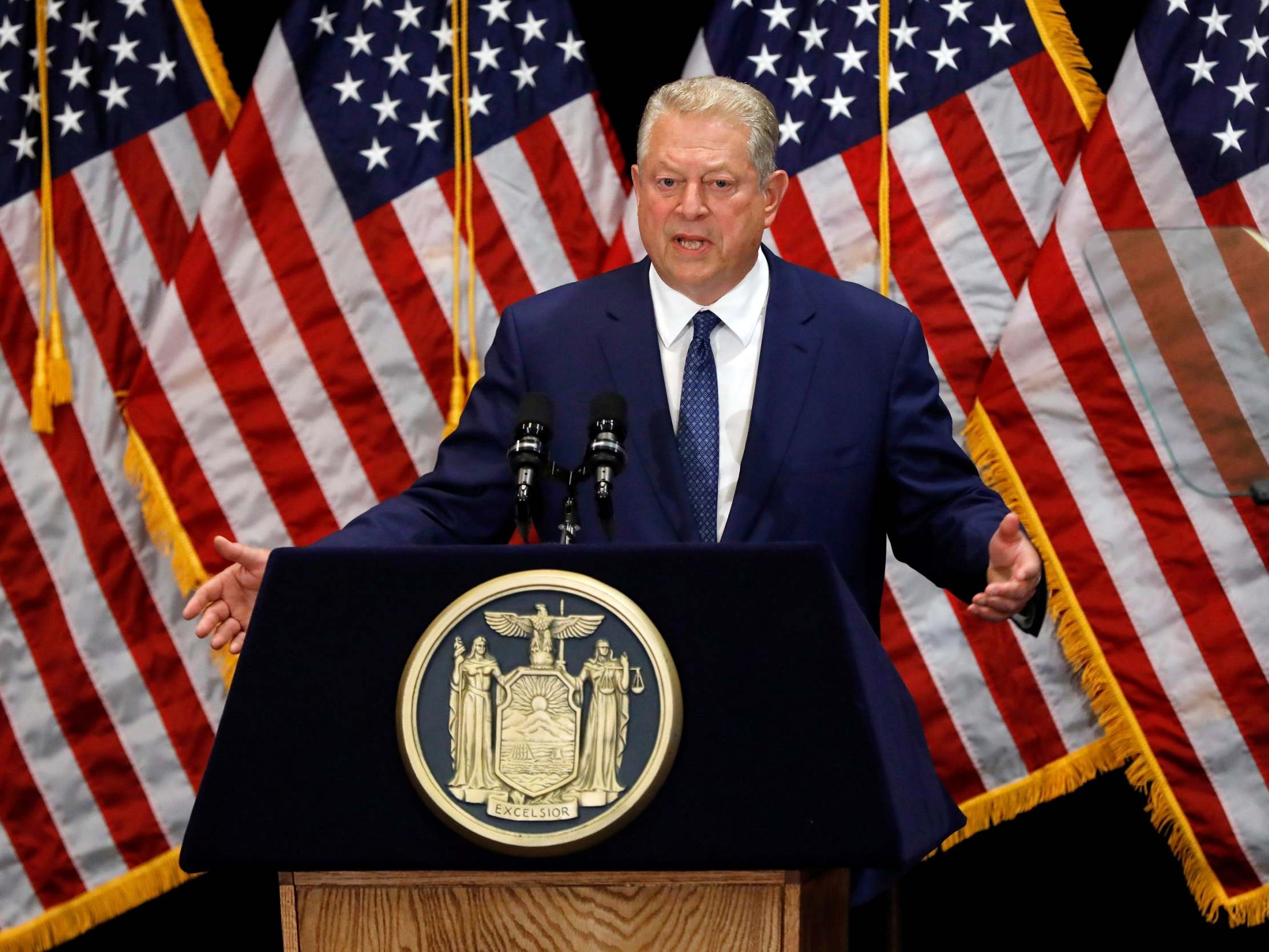 Al Gore attacks Trump's coronavirus strategy as 'botched reopening'
