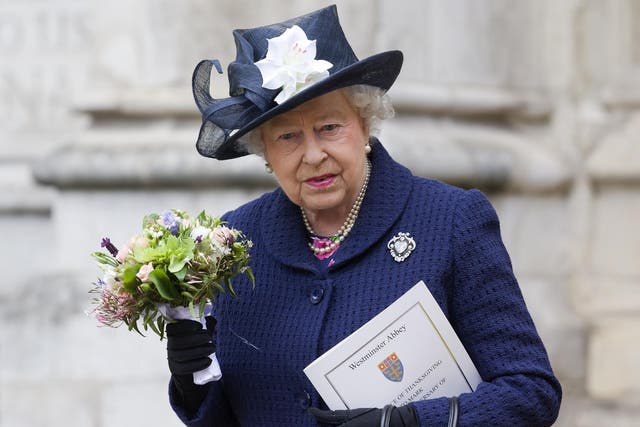 The Queen on the 70th anniversary of VE Day in 2015