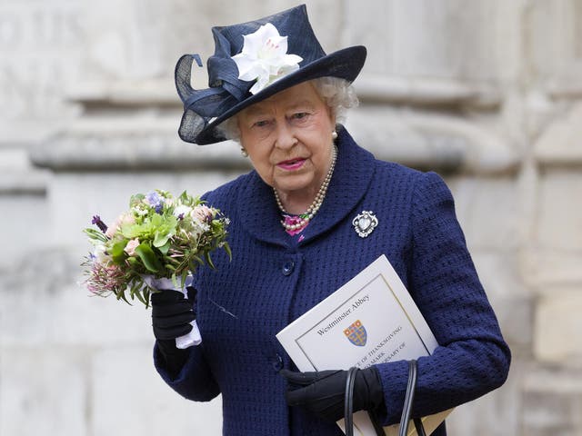 The Queen on the 70th anniversary of VE Day in 2015