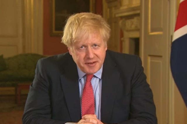 Johnson announces a nationwide lockdown from No 10 on 23 March