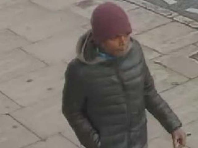 Detectives investigating the attack on the doctor have released this image of a man they wish to speak to in connection with the incident