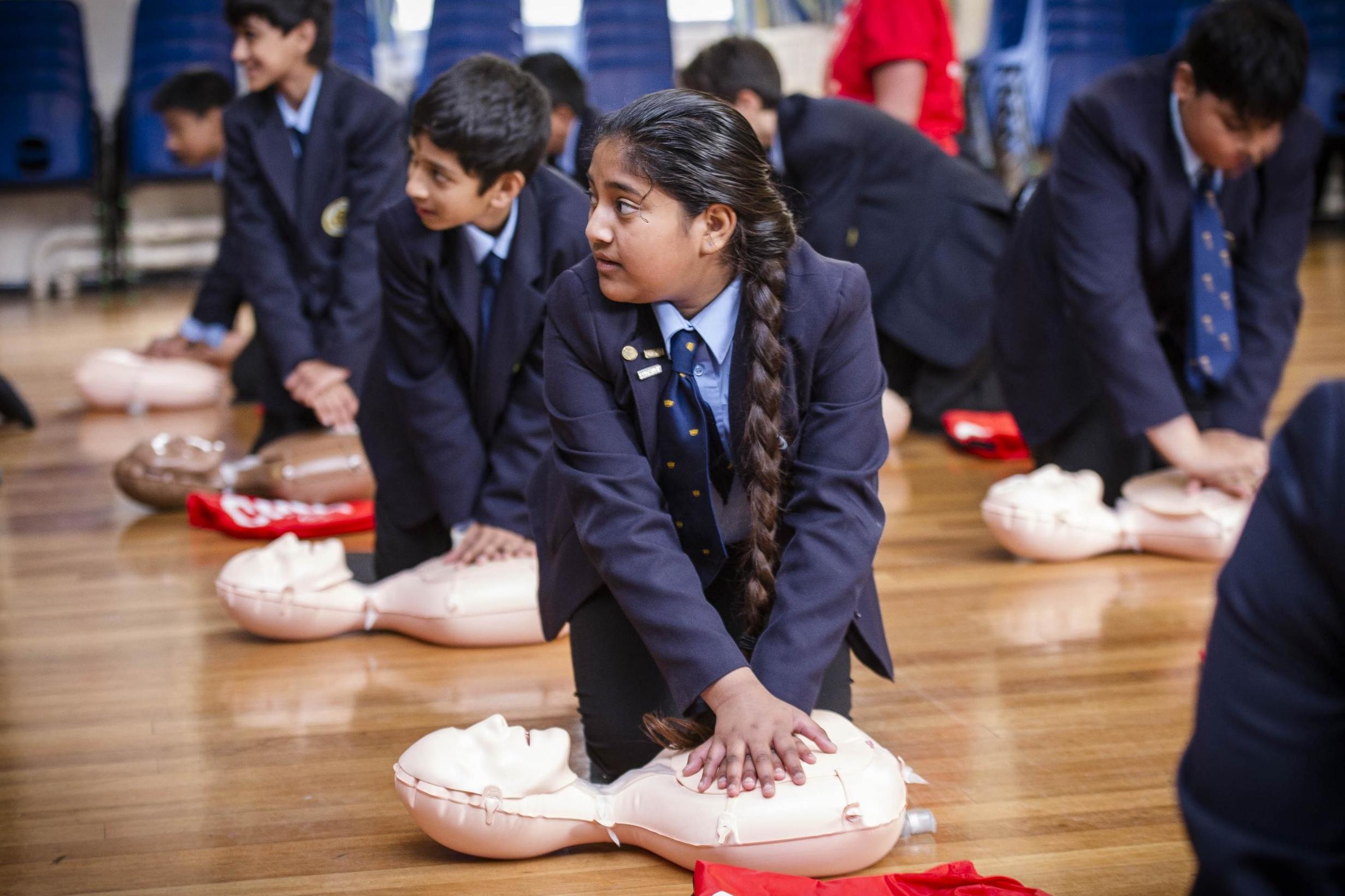 The British Heart Foundation has campaigned for years to add first aid and CPR to the school curriculum