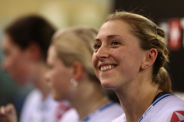 Laura Kenny of Great Britain