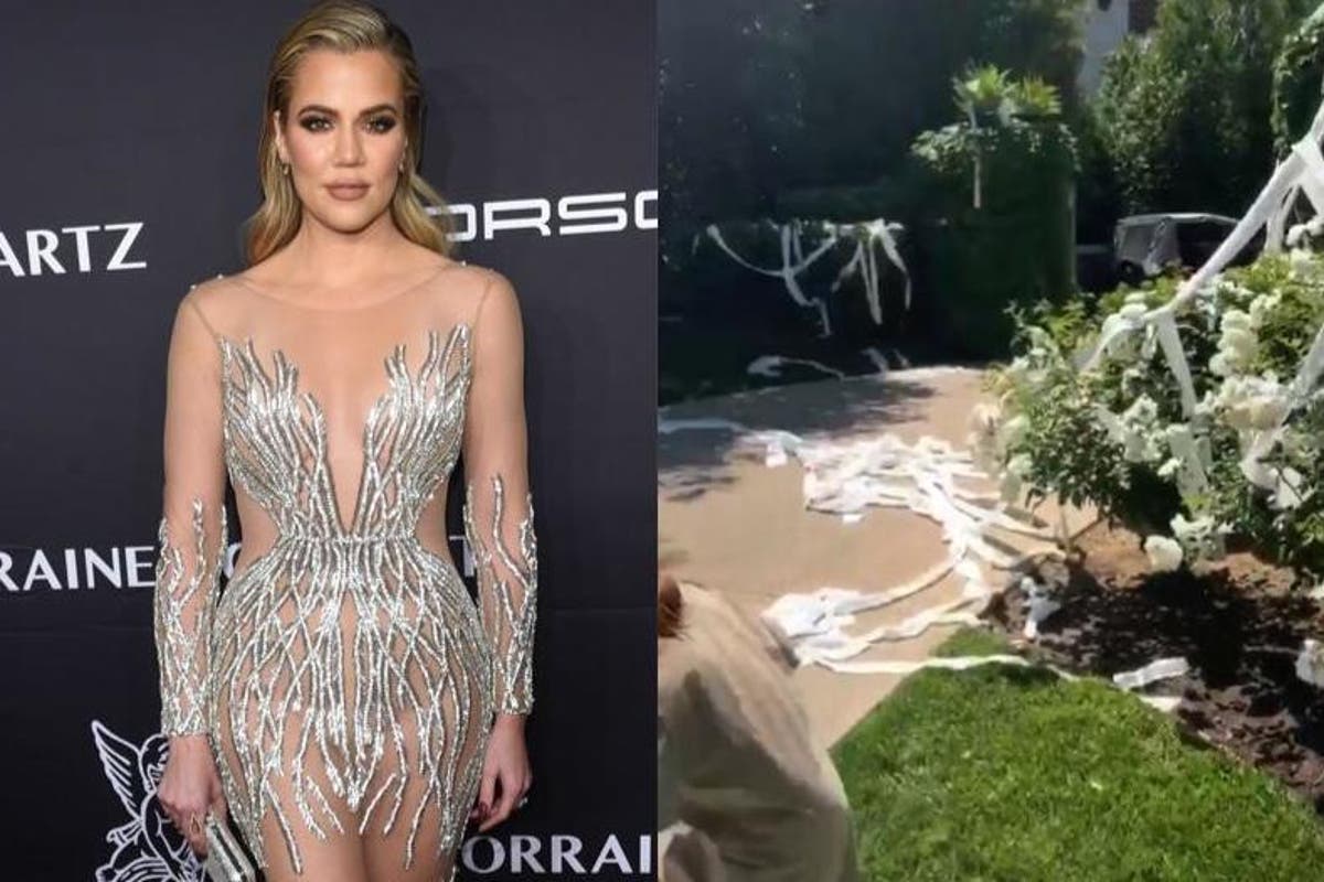 Khloe Kardashian accused of ‘insensitivity’ after covering sister Kourtney’s house in toilet paper: ‘This is a bad look’