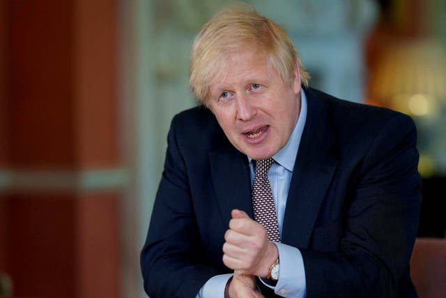 Prime Minister Boris Johnson delivers an address on lifting the country's lockdown amid the coronavirus pandemic