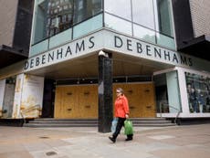 Up to 14,000 jobs at risk as Debenhams draws up liquidation plans