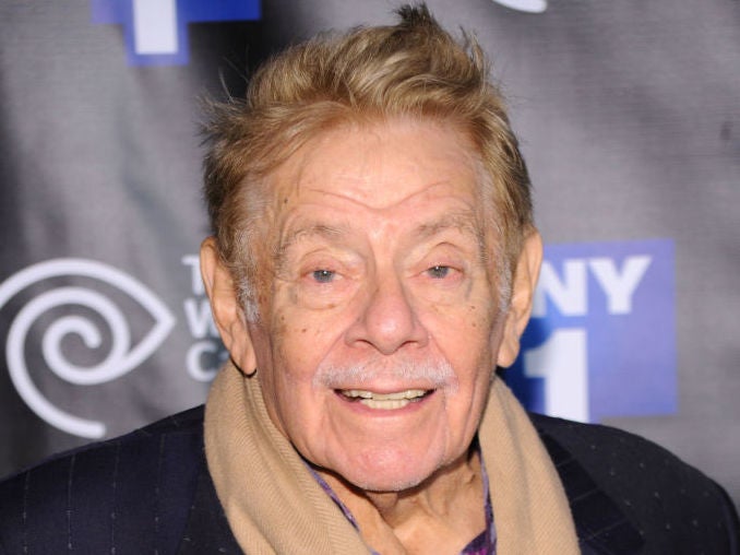Seinfeld actor Jerry Stiller, who has died at the age of 92, photographed in 2012