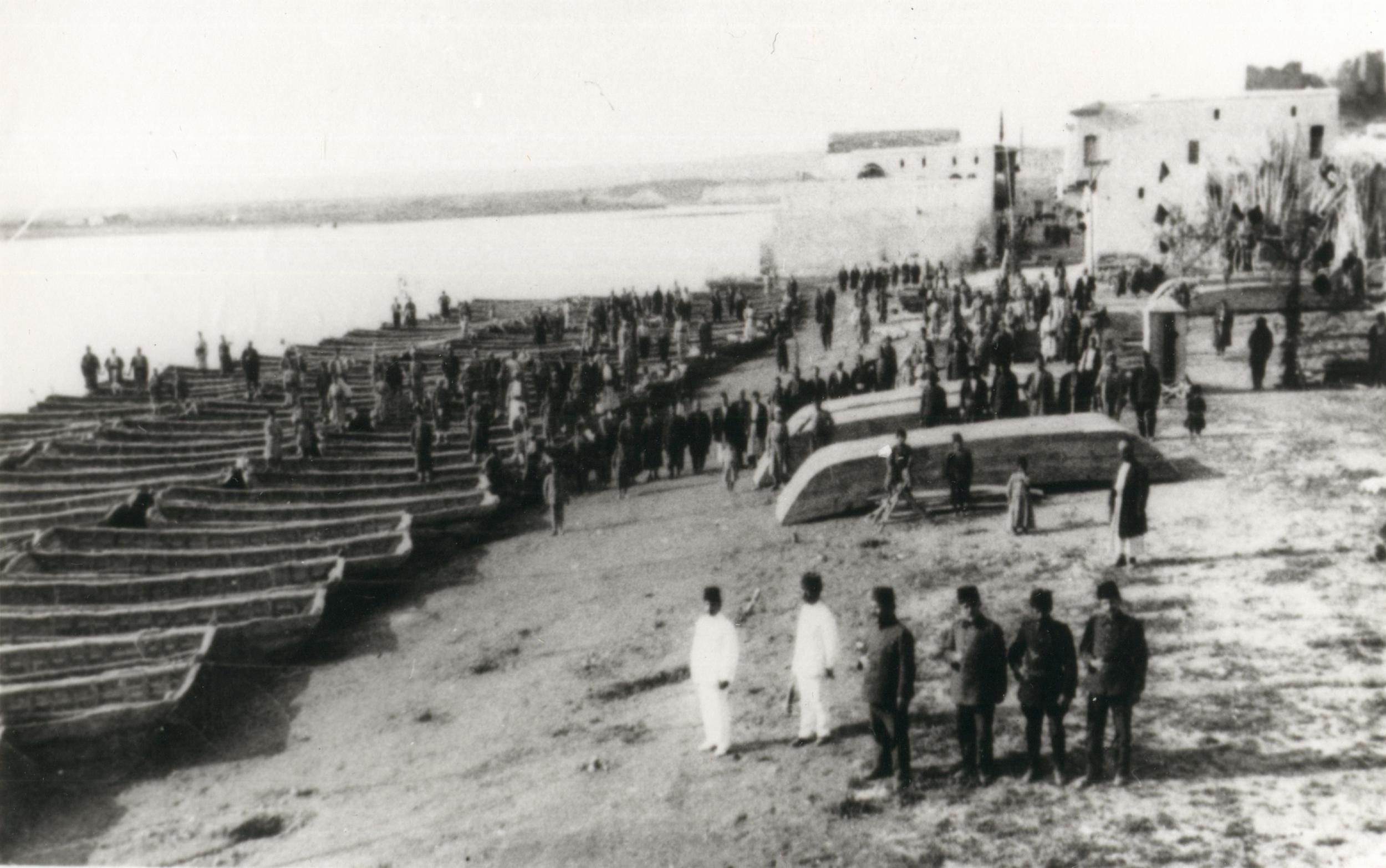 The shipyard at Urfa where the director, Cemil Kunneh, saved the lives of hundreds of Armenians