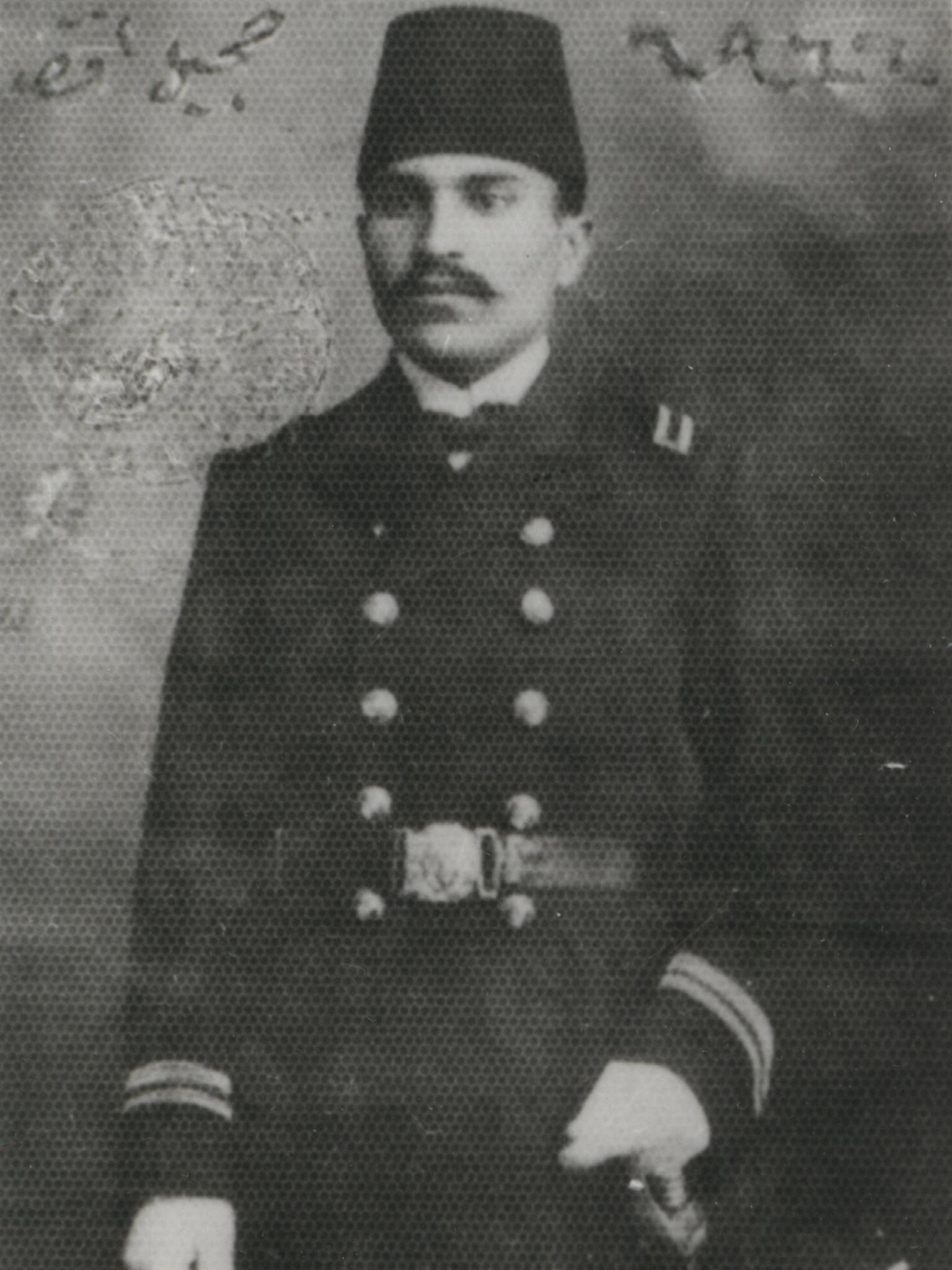 Ottoman Turkish naval lieutenant Cemil Kunneh