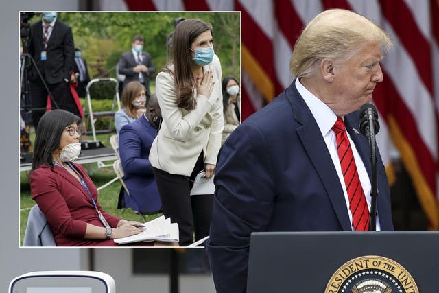 Trump's treatment towards female journalists took centre stage during the coronavirus press briefings. But these interactions started as early as when he first ran for president