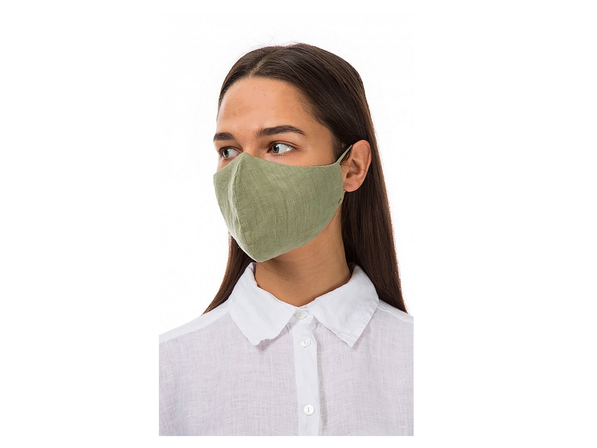 Fashion brand Plumo is making its masks using lightweight, breathable linen