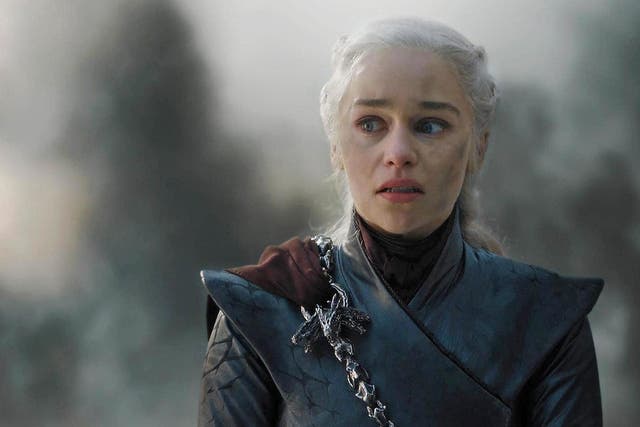 Daenerys Targaryen in Game of Thrones season eight episode five, "The Bells".