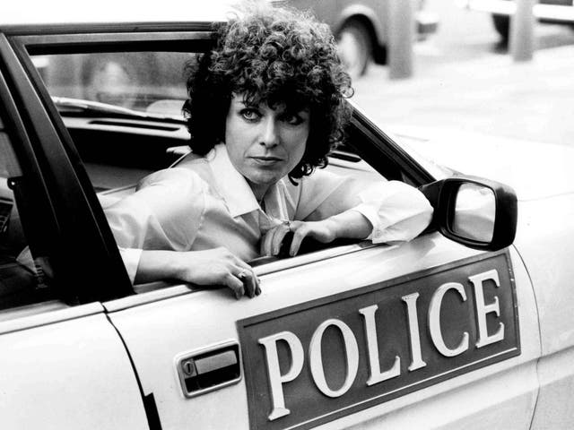 Jill Gascoine, here in 1982, as DI Maggie Forbes in the groundbreaking police drama