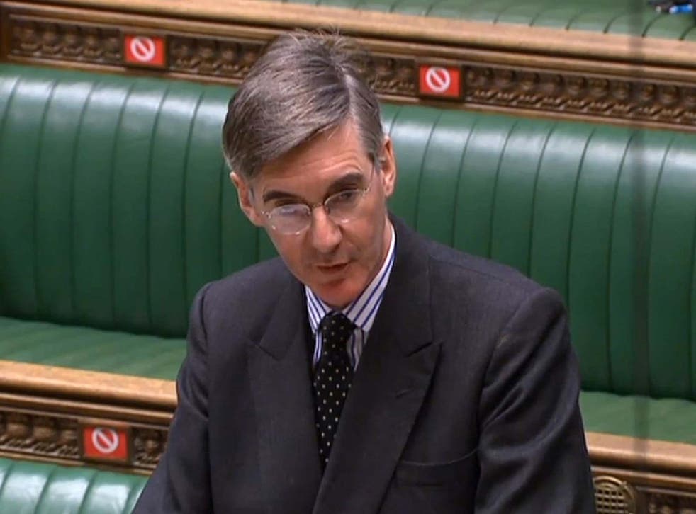 Jacob Rees-Mogg, leader of the Commons, gave a passionate speech about how it was essential that MPs attended parliament in person