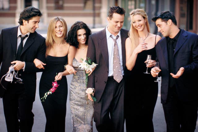 The 'Friends' cast in a promo shot.