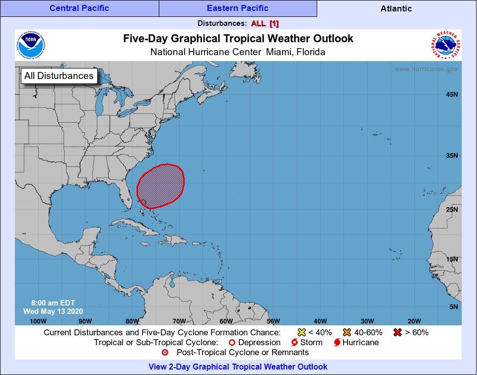 Storm Arthur: First named storm of 2020 could form this weekend in US