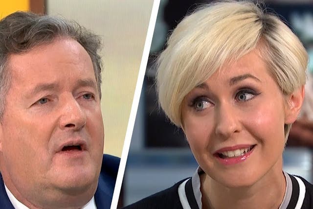 Amy Nickell has faced Piers Morgan a number of times