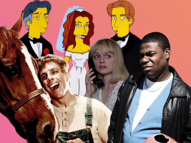 Sadly unreal: Tropic Thunder's Simple Jack, The Simpsons' Love is Nice, Scream 2's Stab and 30 Rock's Hard to Watch
