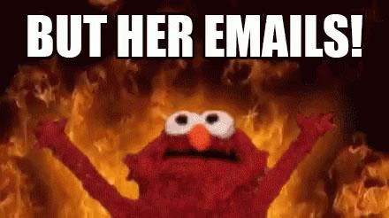 The irony-laced ‘But, her emails!’ meme was born