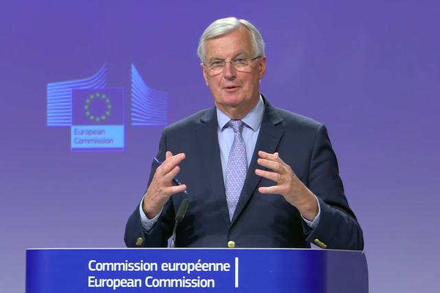 Michel Barnier, whom Mr de Rynck advises, has said talks are going badly