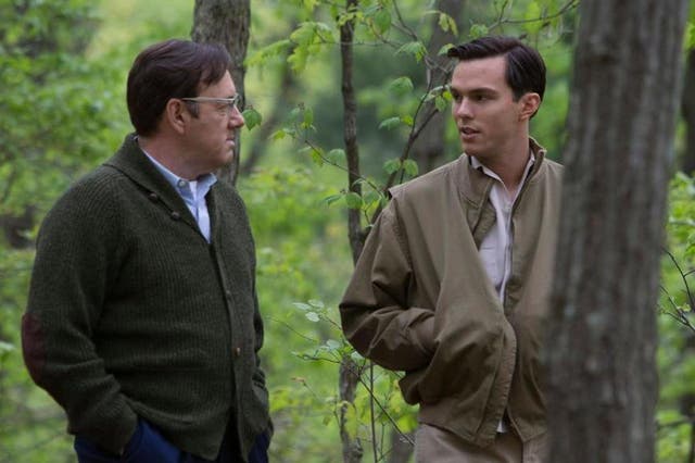 Kevin Spacey and Nicholas Hoult in ‘Rebel in the Rye’