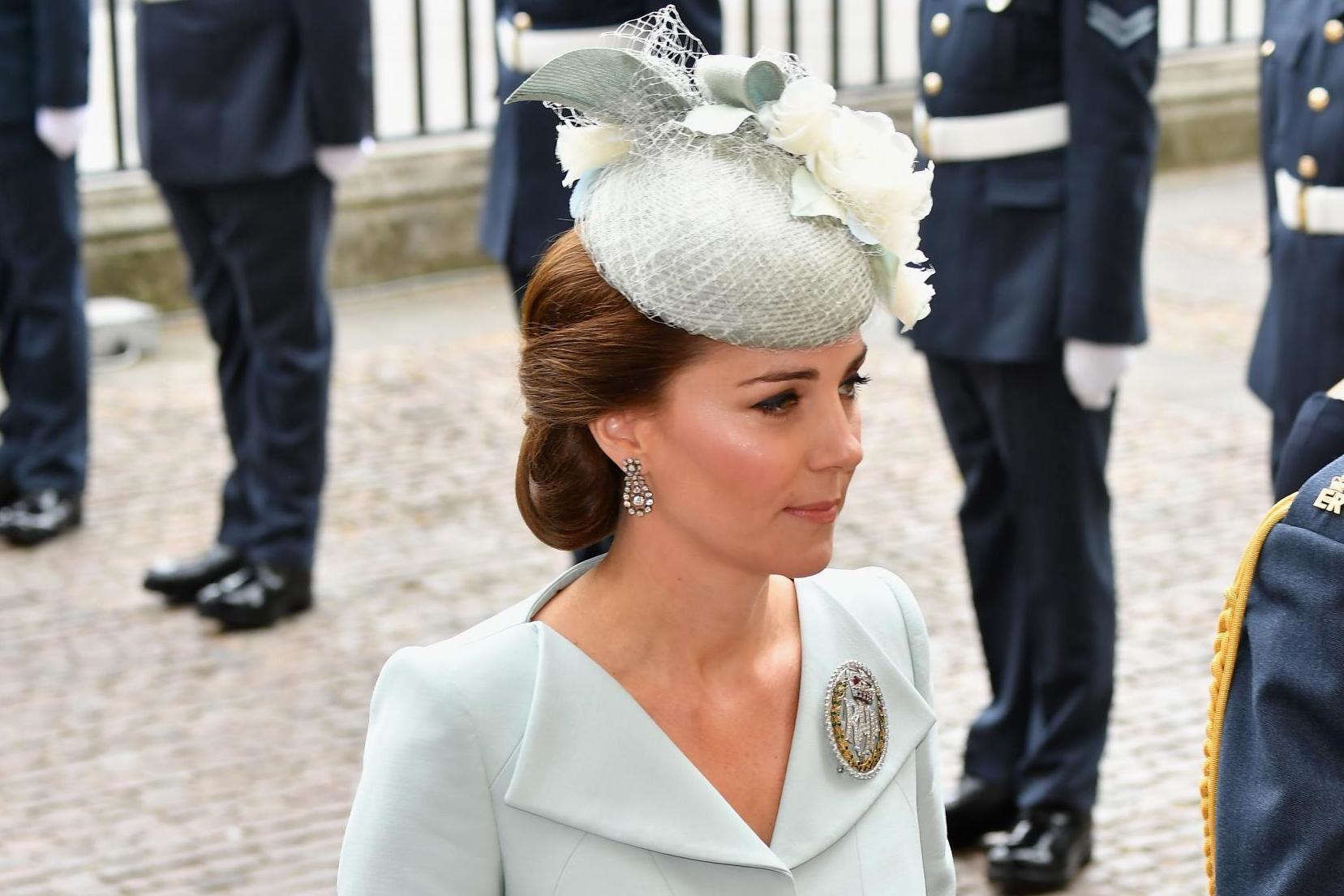 The Duchess of Cambridge often wears a hairnet
