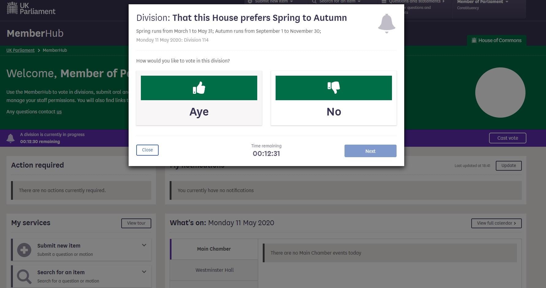 Electronic voting system in Commons should be made permanent, say Lib Dems
