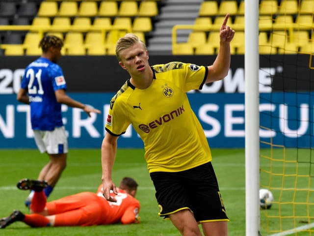 Erling Braut Haaland of Borussia Dortmund