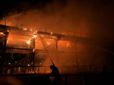 ‘Arson attack’ sparks devastating fire at historic Tyneside landmark
