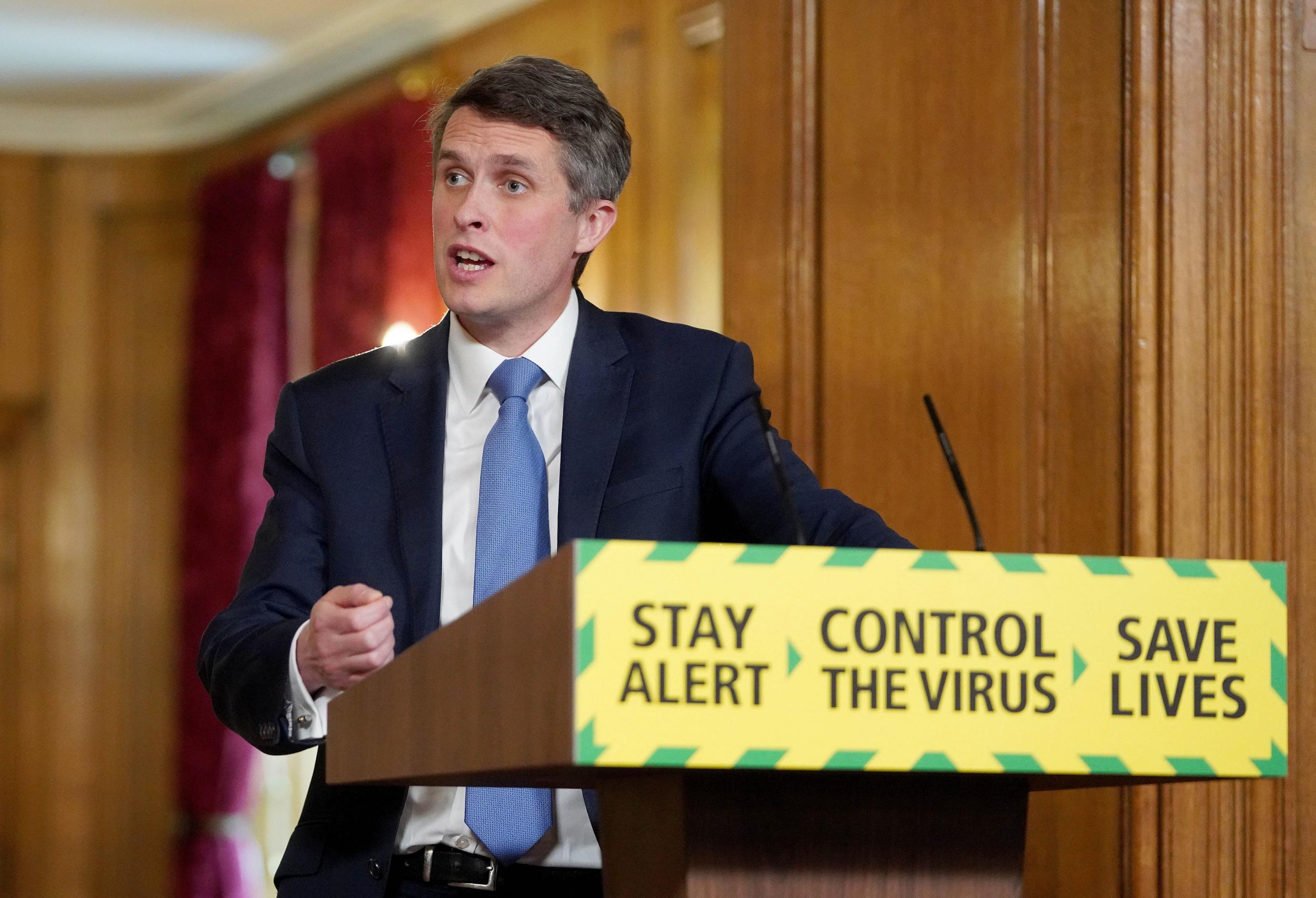 Education secretary Gavin Williamson