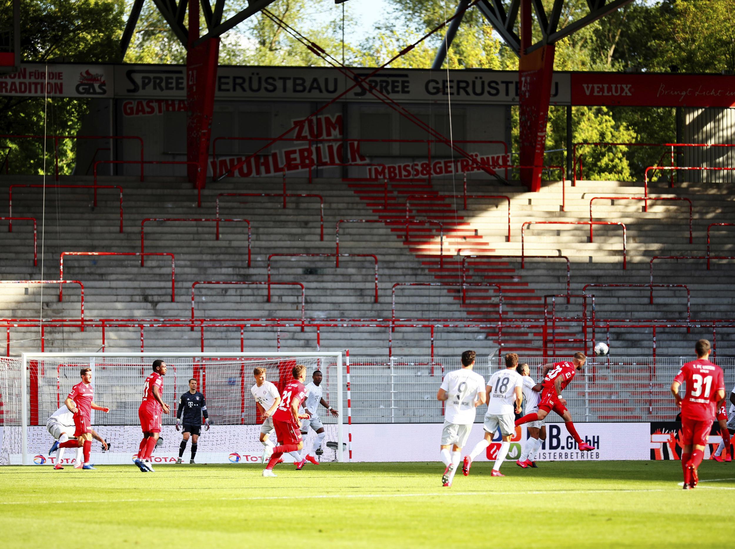 There were no fans at the Stadion An der Alten Försterei