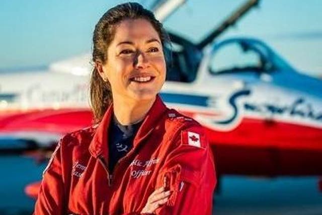 Captain Jennifer Casey (pictured) died in the crash