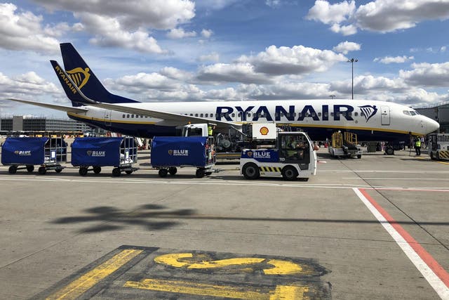 A Ryanair passenger plane made an emergency landing after bomb threat was found on board