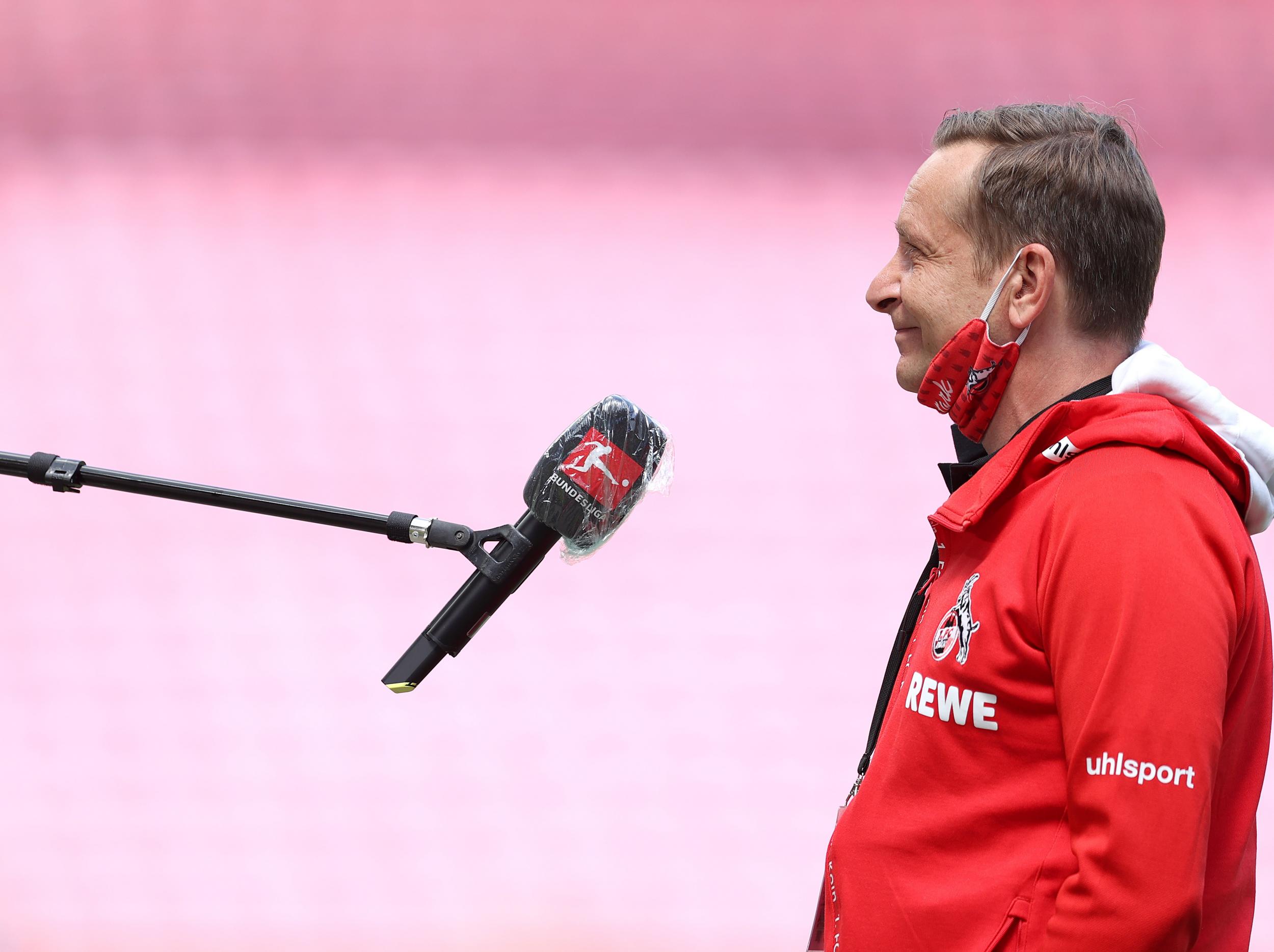Players and managers were interviewed from a safe distance
