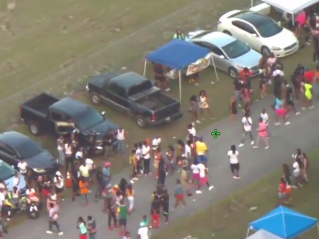 Florida block parties end in multiple arrests and injuries to police officers