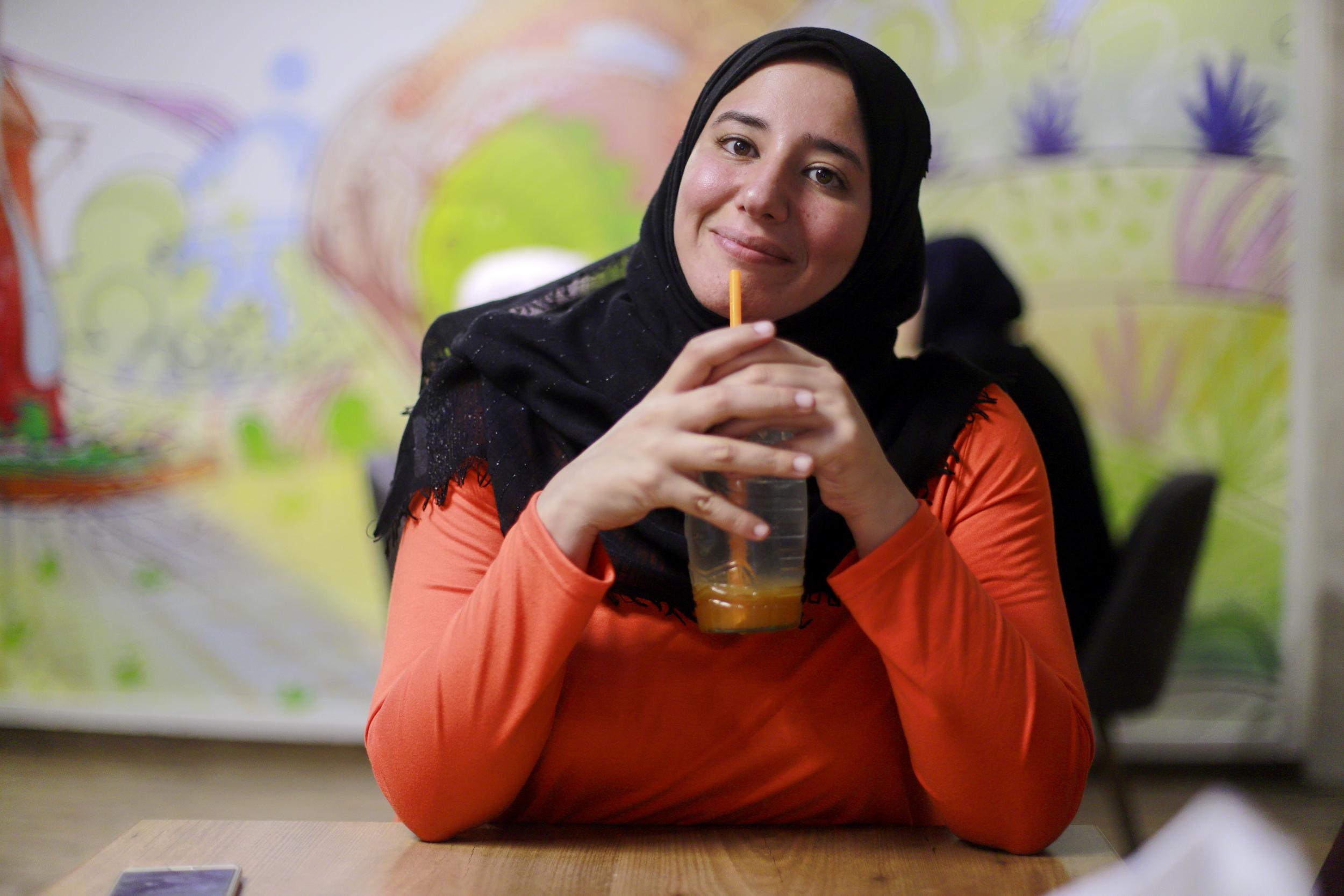 Noor Al-Khodary is a Diversity and Inclusion Officer in Gaza. She has a 4 year old daughter