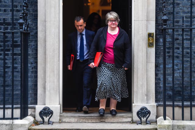 Pensions secretary Therese Coffey leaves No 10