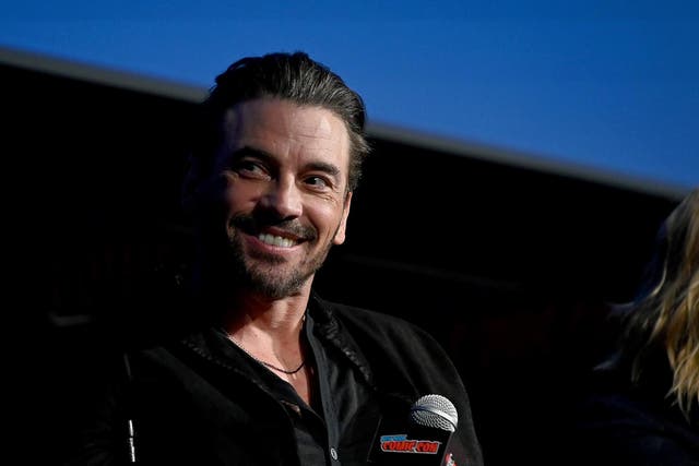 Skeet Ulrich speaks on stage during the Riverdale Special Video panel during New York Comic Con 2019.