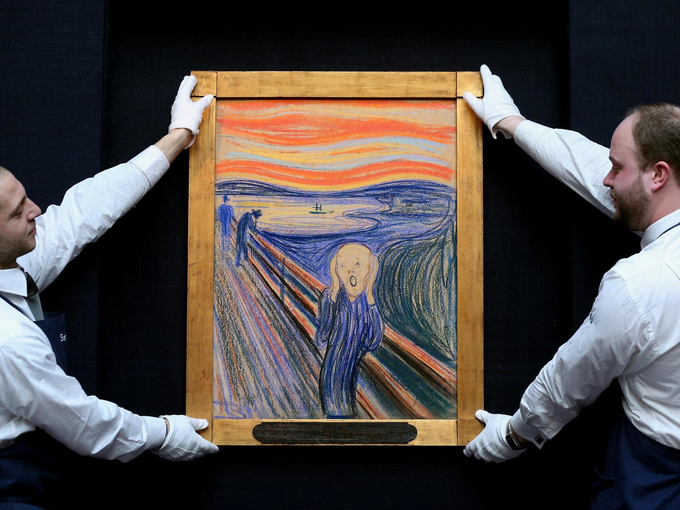 Munch&apos;s &apos;The Scream&apos; painting fading because people keep breathing on it