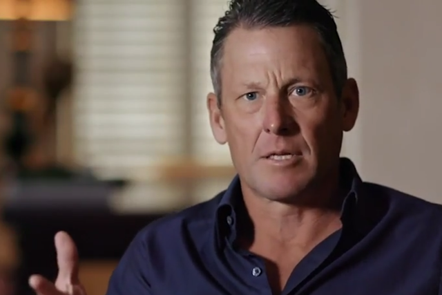 Lance Armstrong in the documentary Lance