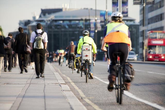 Cycling is thought to have surged as lockdown restrictions are eased