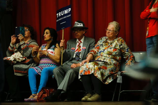 In 2016 Donald Trump won more elderly voters by a clear margin