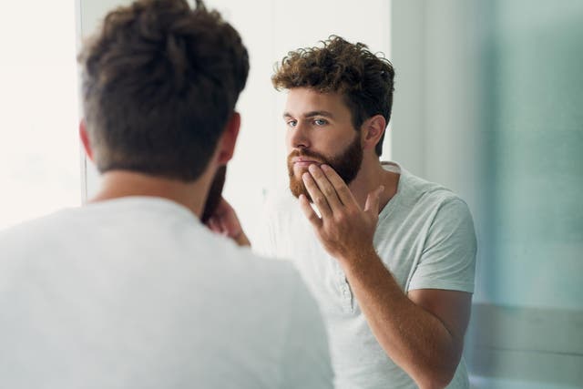 Study suggests beards evolved to protect men from being punched (Stock)