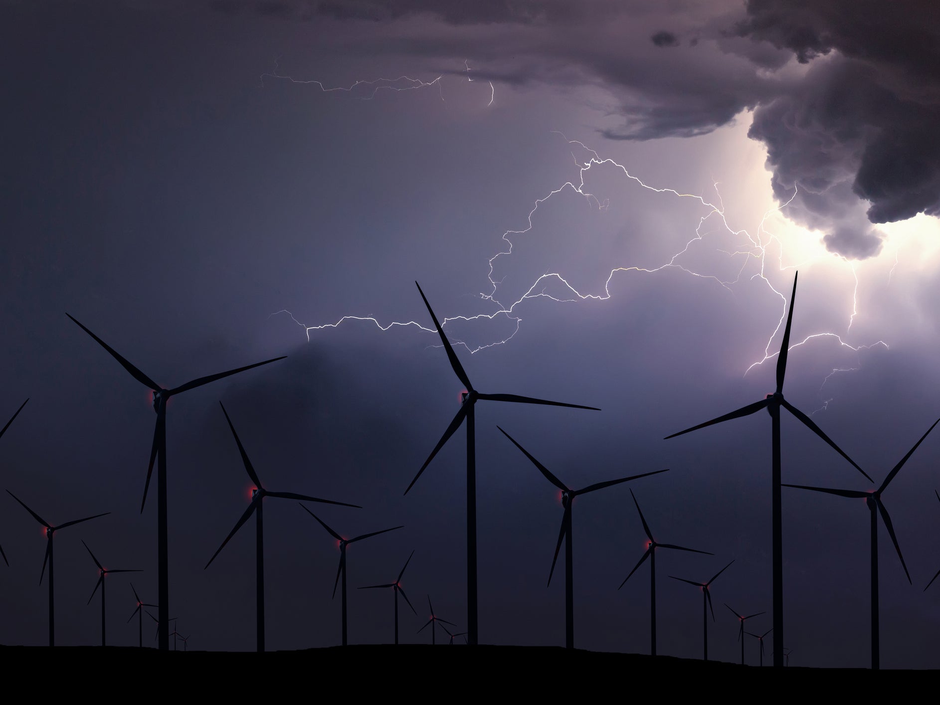 Storms saw wind power provide over 40 per cent of the UK's power during the windiest days in February