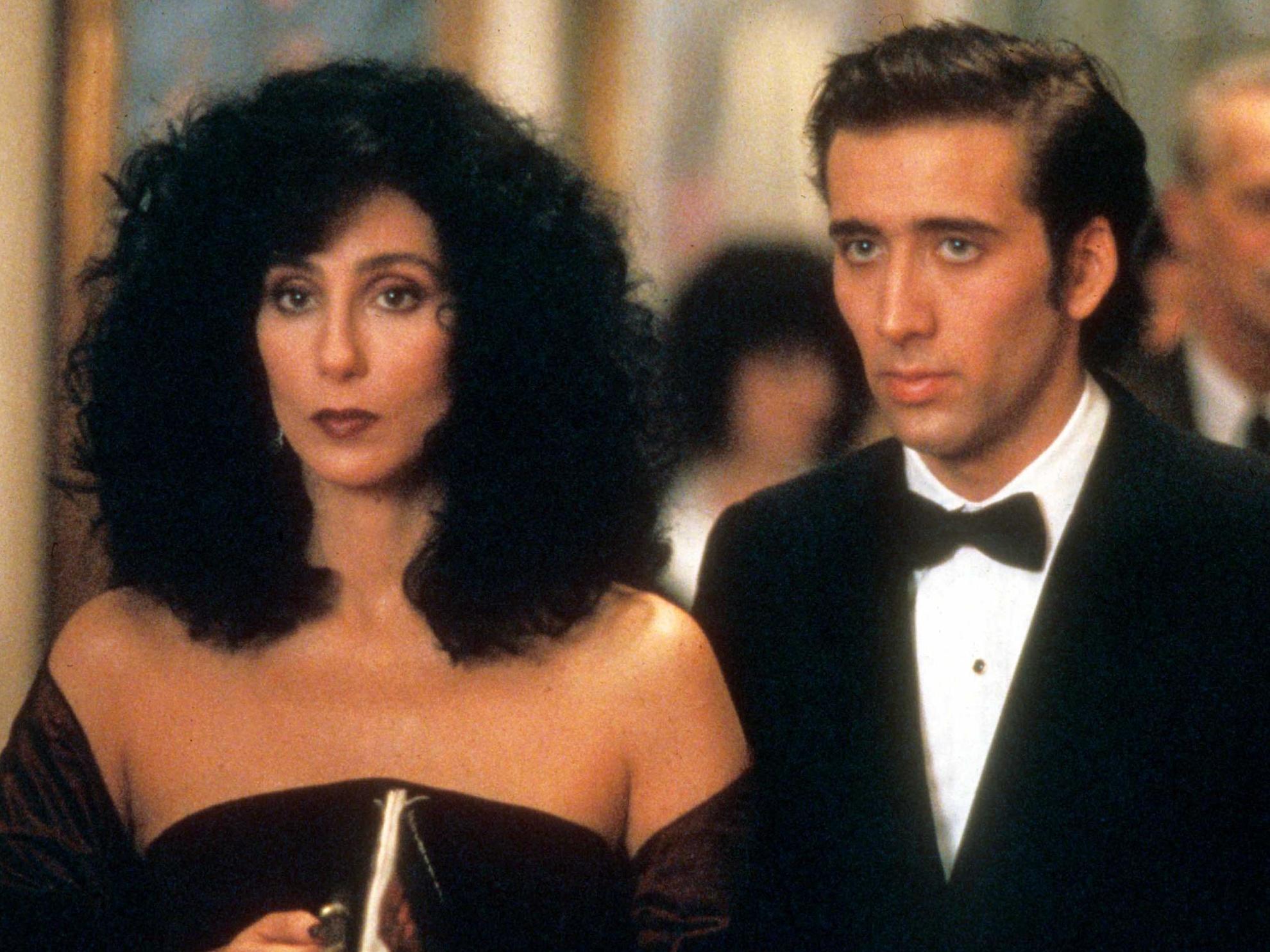 Cher and Nicolas Cage in ‘Moonstruck’ (1987)