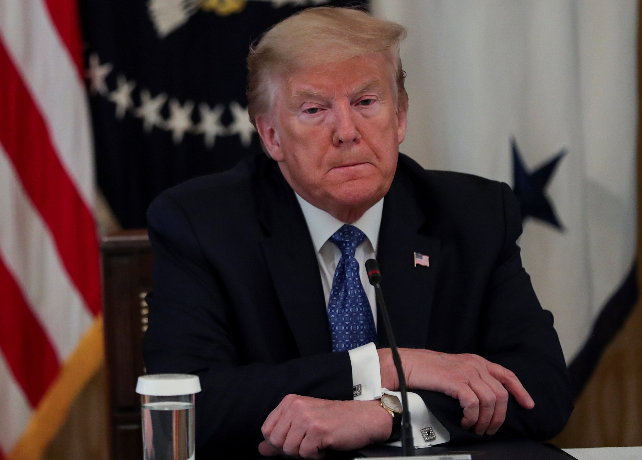 Trump says he will finish his hydroxychloroquine regime &apos;in a day or two&apos;