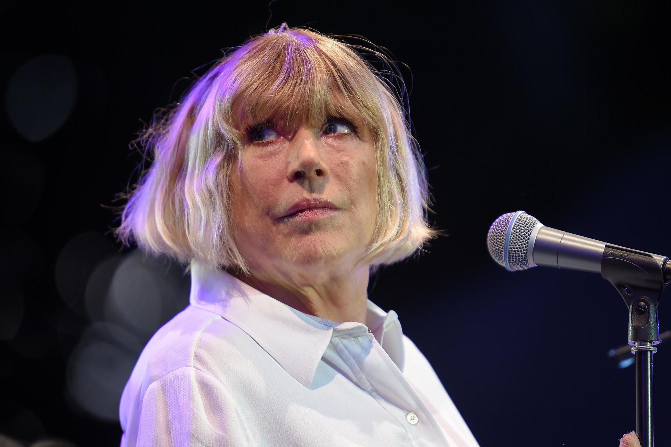 Marianne Faithfull performs on 8 July 2016 in Cognac, France.